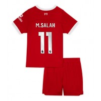 Liverpool Mohamed Salah #11 Fußballbekleidung Heimtrikot Kinder 2023-24 Kurzarm (+ kurze hosen)